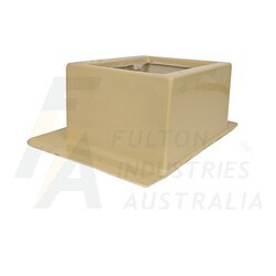 FB1B-3SS/1FB beige fibreglass pillar base